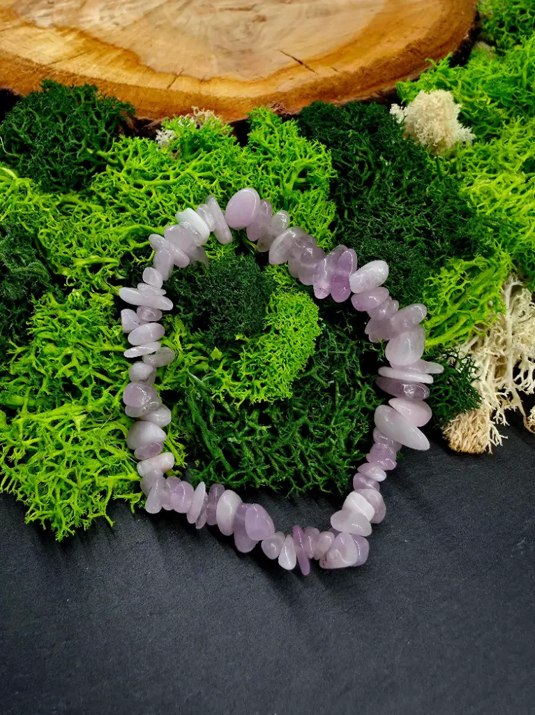 Bracelet Baroque Kunzite 🤍💜🩷