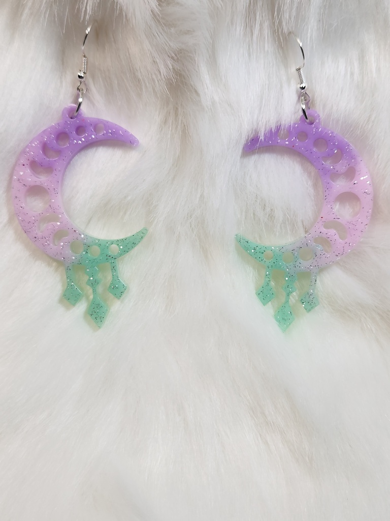 Boucle d'oreilles Luna