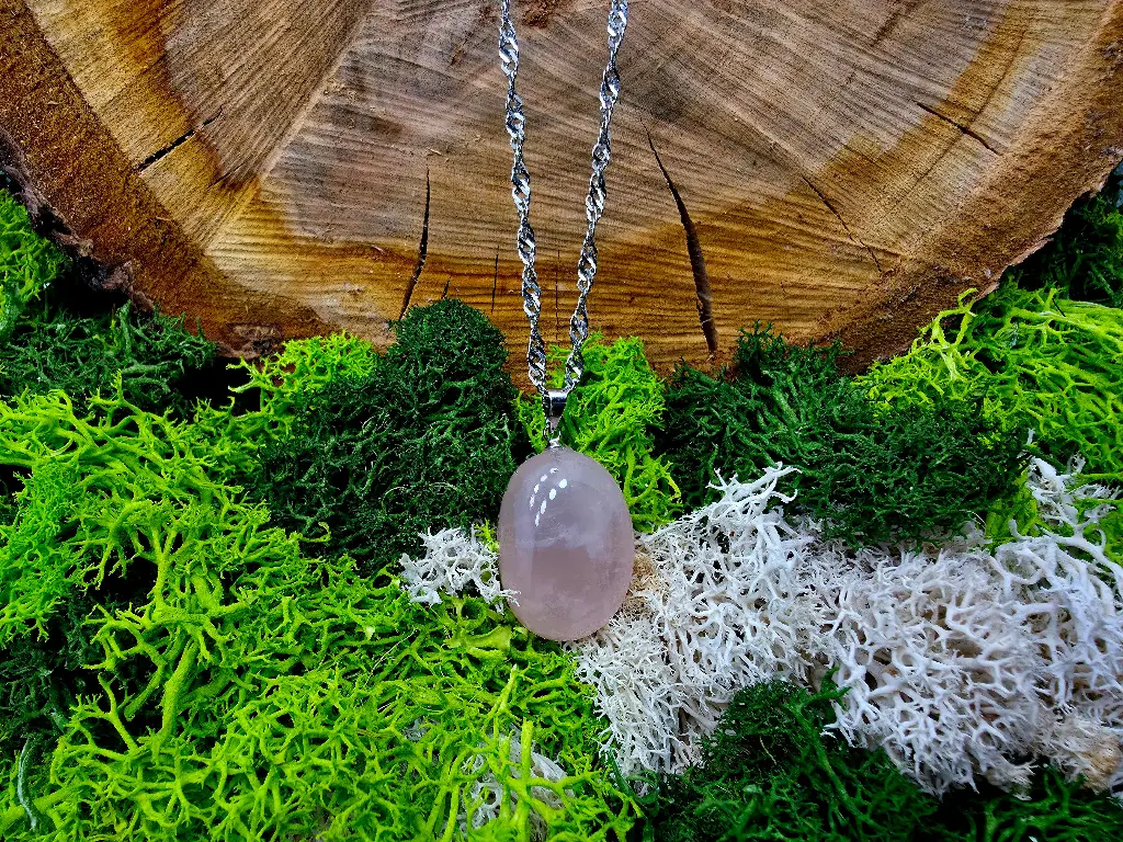 🩷Collier Quartz rose🩷