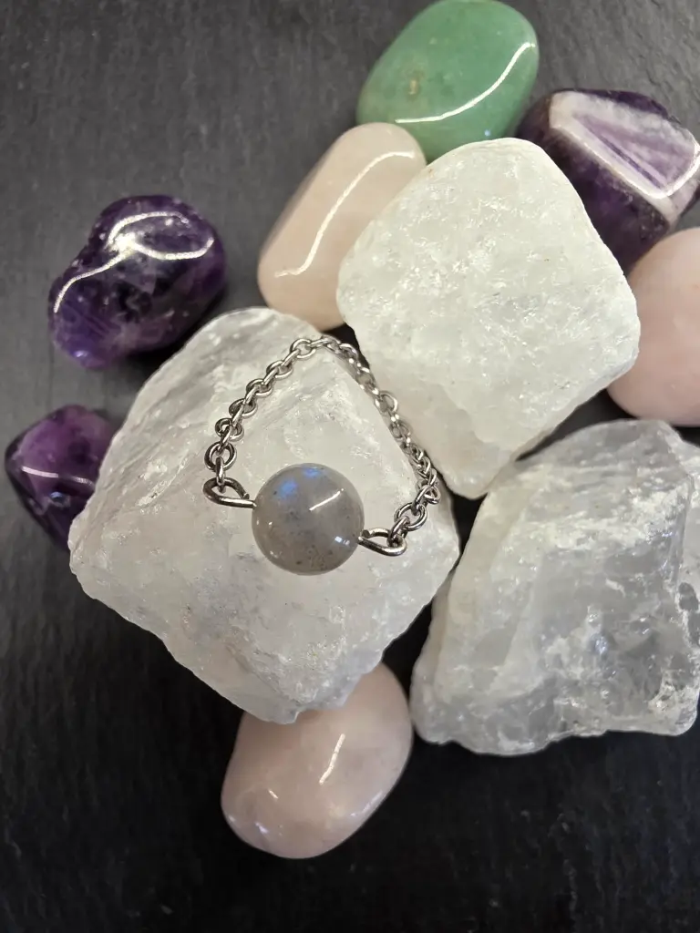 Bague Astréa Labradorite claire