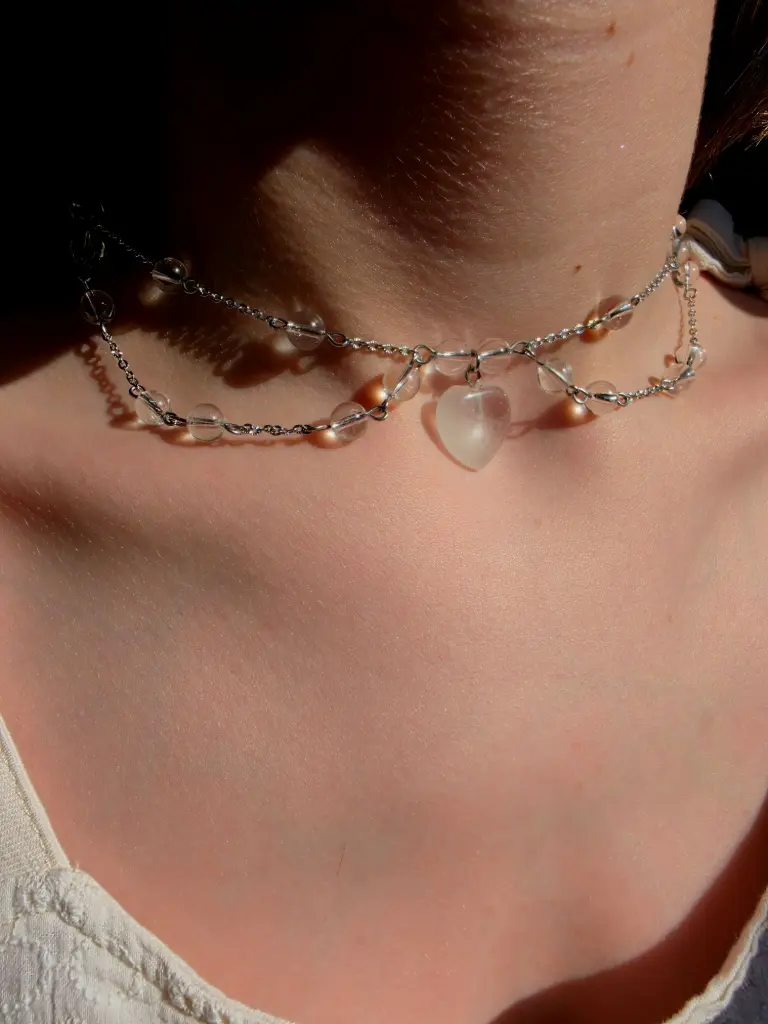 Collier unique Cristal de roche