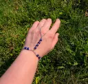 Bijoux de main Lapis Lazuli et Pierre de Lune facetée
