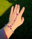 Bijoux de main en perle d'Améthyste