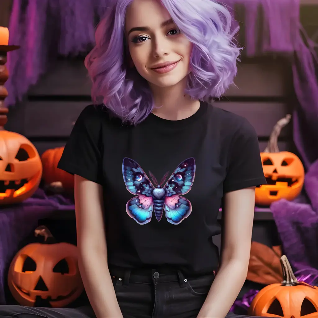 Tee-shirt Halloween "Papillon"
