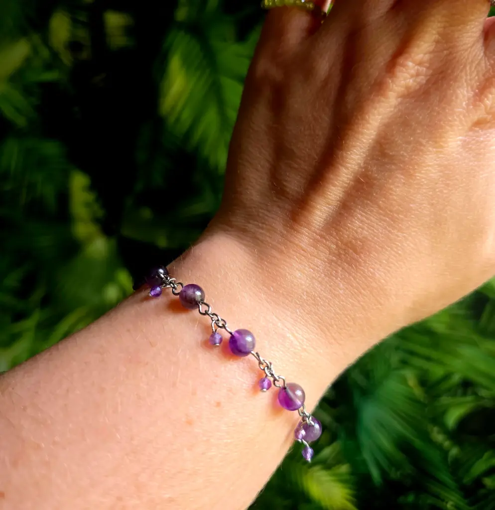 Bracelet "Elya" Améthyste