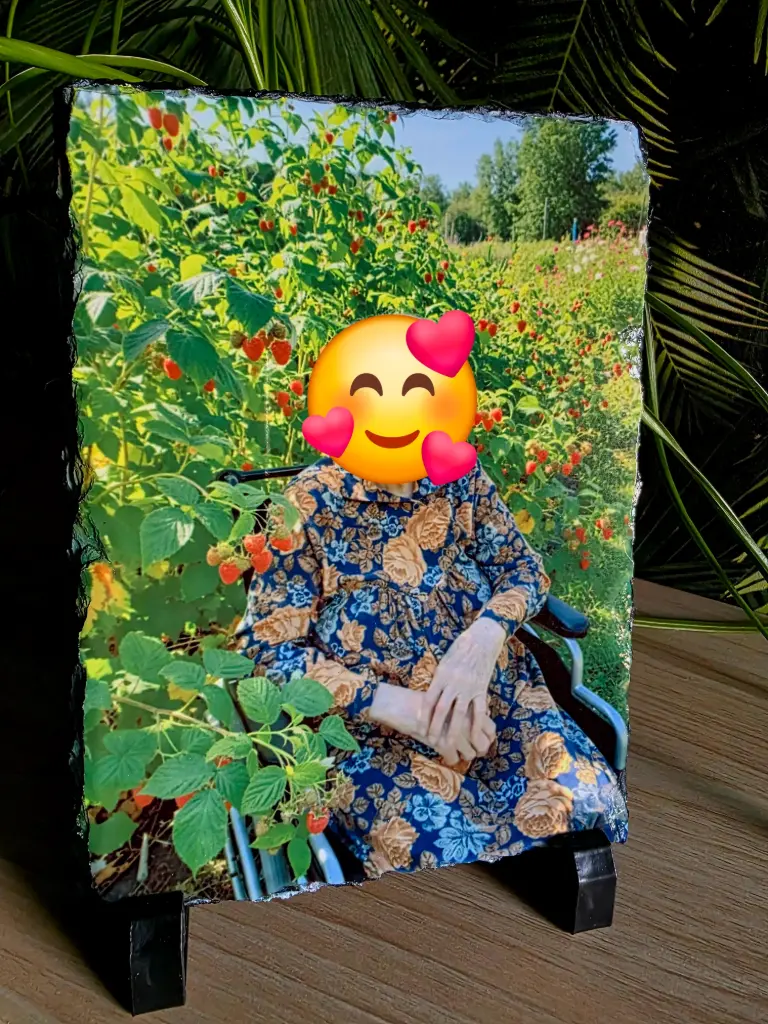 Ardoise photo à personnaliser 15x20 cm (Sans)