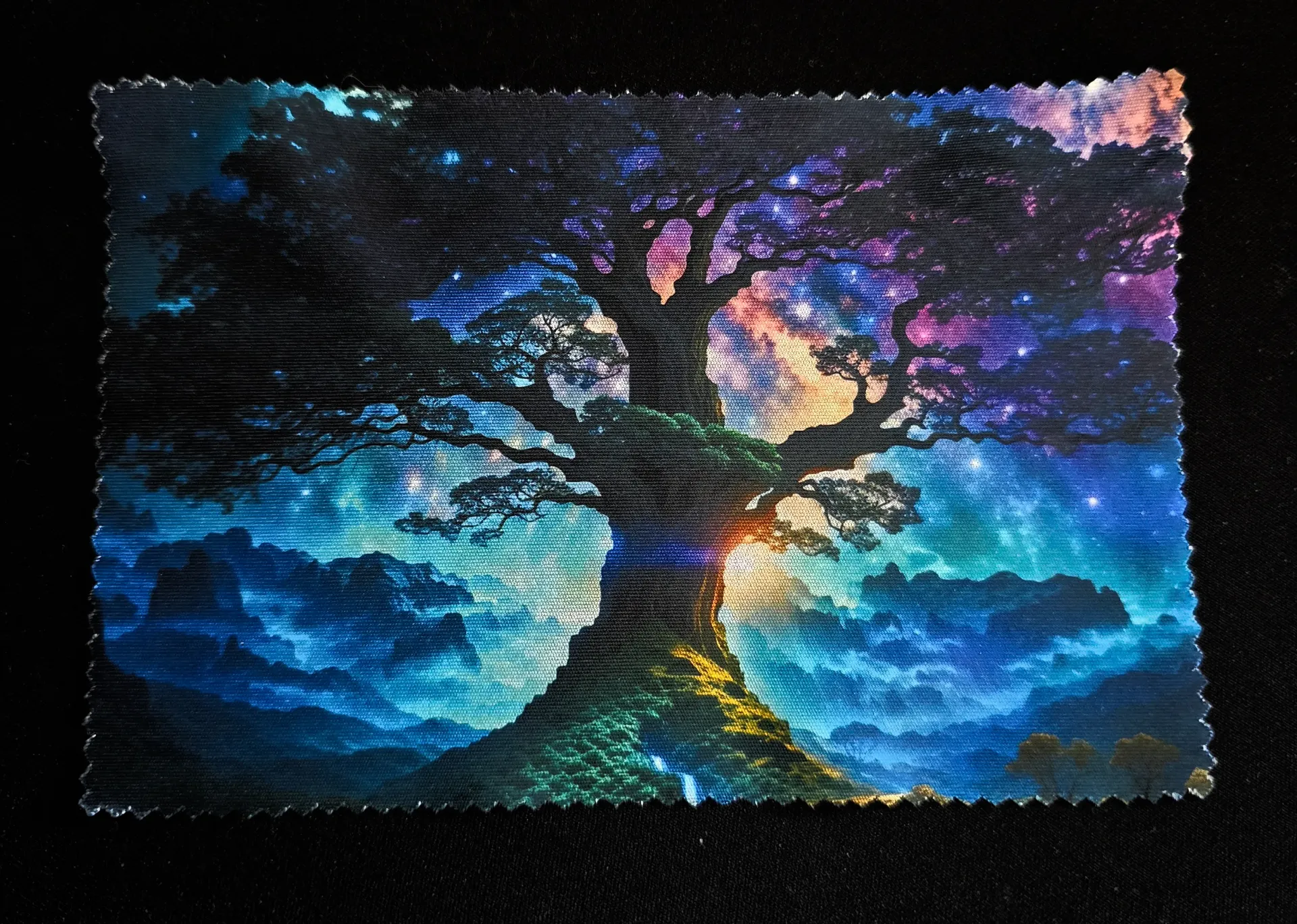 Lingette microfibre Arbre de vie 