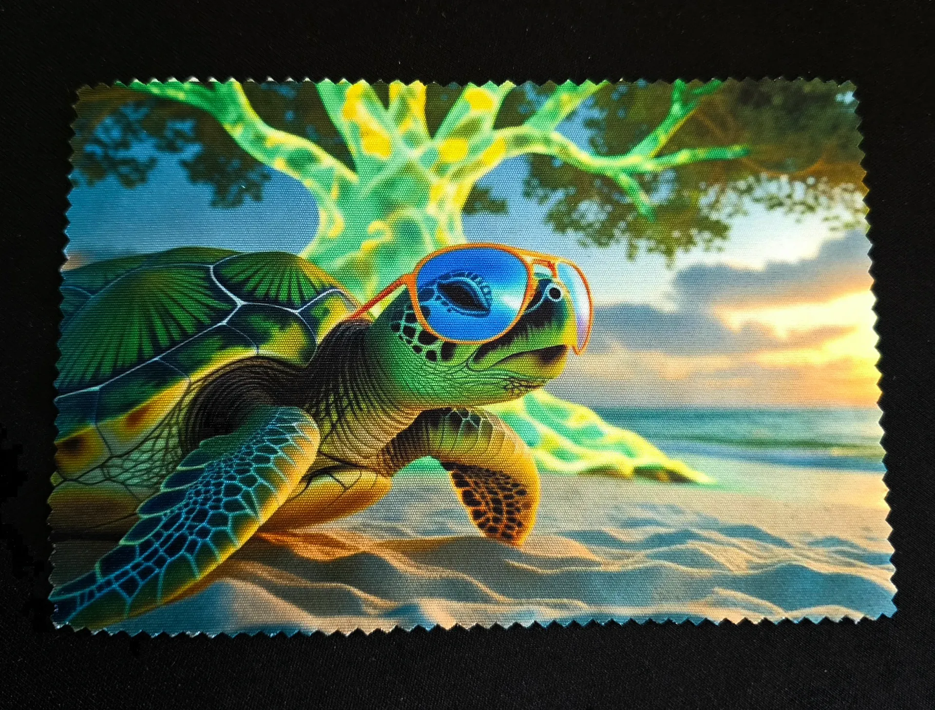Lingette microfibre 🐢Tortue Lunette