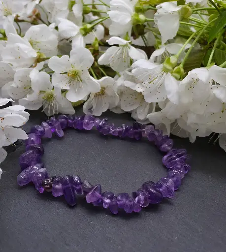 Bracelet Baroque en Améthyste