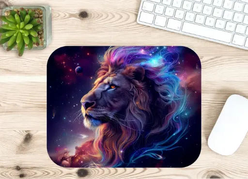 Tapis de souris "Lion Céleste"