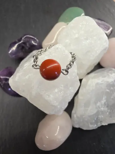 Bague Astréa Jaspe rouge
