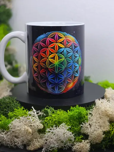 ☕Mug Fleur de vie☕